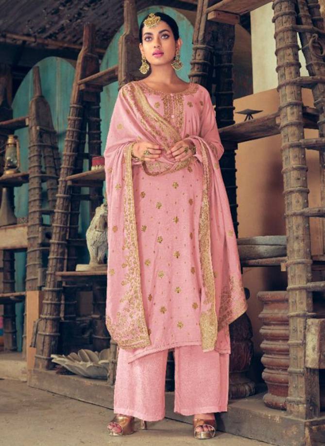 KARMA SAAZ VOL 2 Designer Festive Wear Silk Jacquard Worked salwar Suit Collection